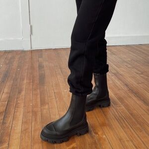 GANNI Made In Portugal Mid Cut Chelsea Boots